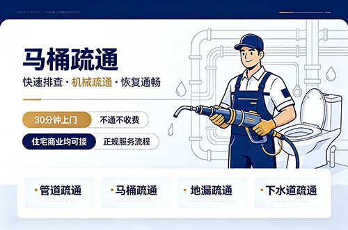 额敏马桶疏通
