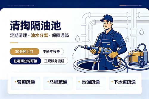 额敏清掏隔油池